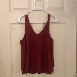 Red Hollister tank top